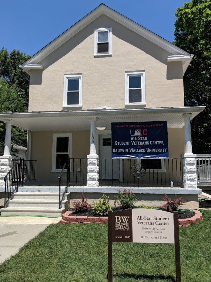 Exterior of the Baldwin Wallace Veterans Center