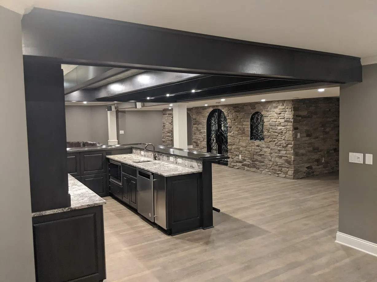 Completed M-Five basement in Richfield