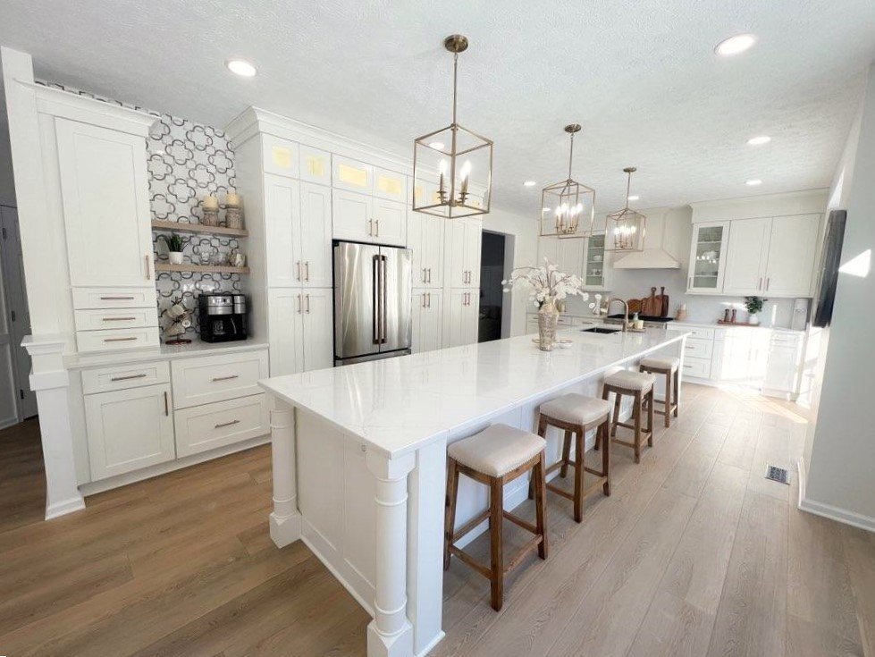 Finished kitchen renovation in Medina